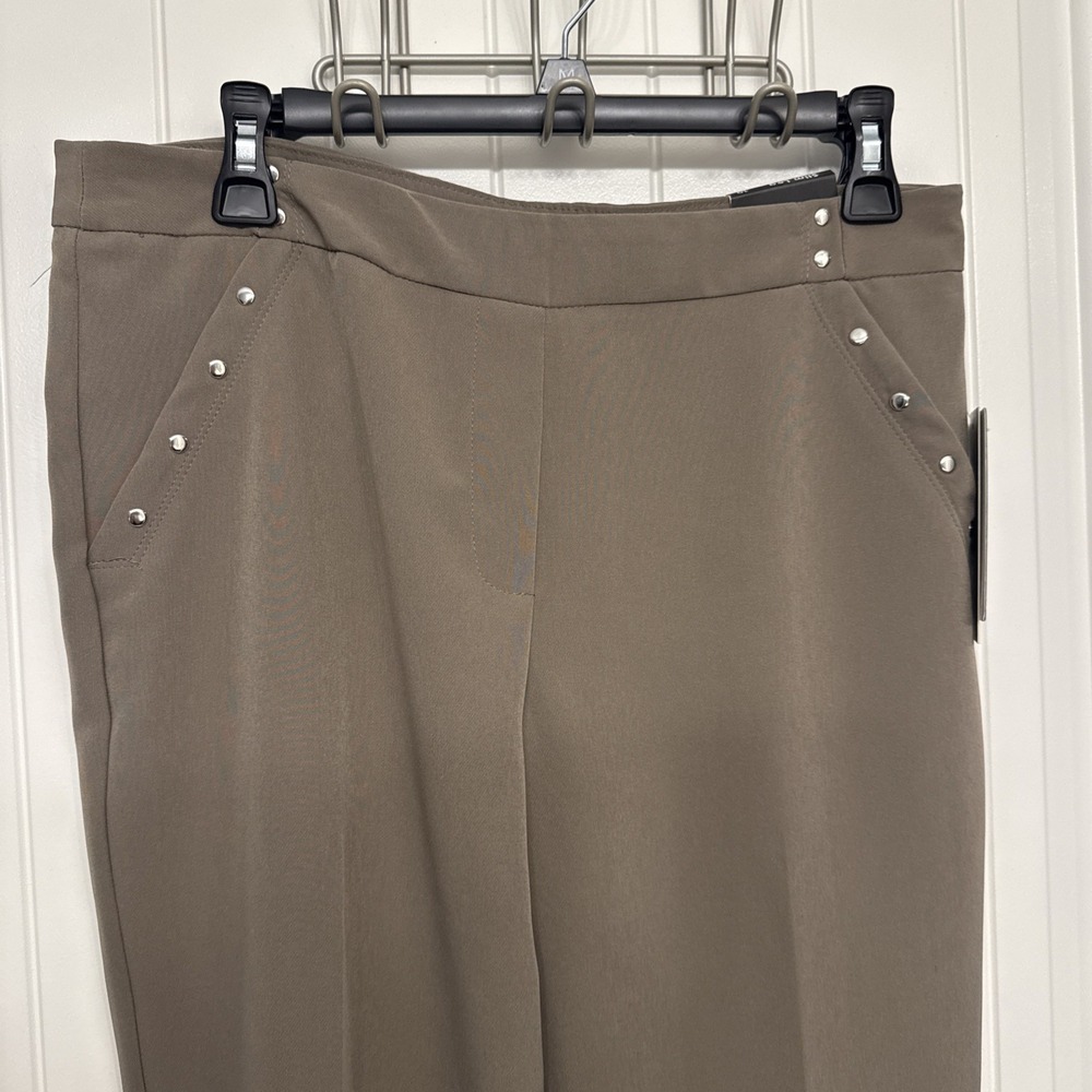 Zac And Rachel BOND 18 Woman's Size 10 Dress Pants Slim Leg Wrinkle Resistan NWT - Picture 2 of 7